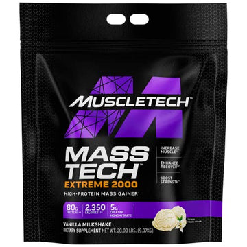 MuscleTech Mass Gainer Protein Powder, Mass-Tech Extreme 2000, Muscle Builder MuscleTech buy australia supplements