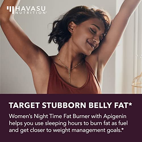 Night Time Fat Burner for Women | Weight Loss and Sleep Support Blend With Apigenin HAVASU NUTRITION buy australia supplements