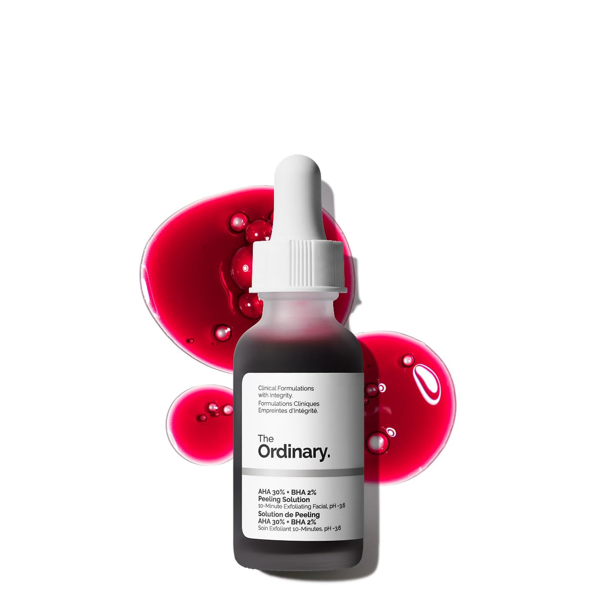 The Ordinary AHA 30% + BHA 2% Peeling Solution, Advanced Exfoliating Peel for Brighter Skin, 1 Fl Oz The Ordinary