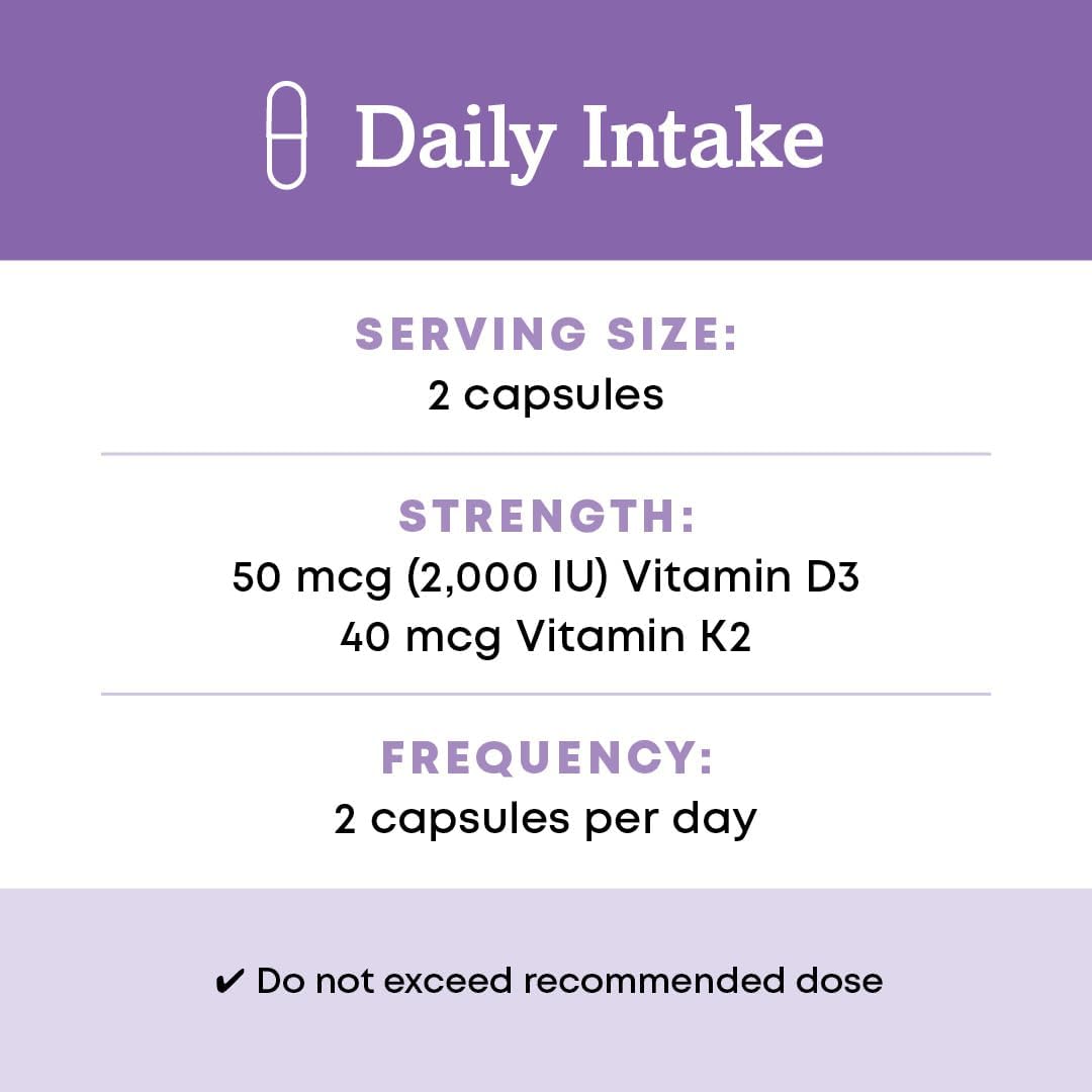 Oregon’s Wild Harvest Organic Vitamin D3 & K2 – Bone, Immune & Muscle Health Support – Vegan Capsules with Microbiome-Supporting Herbs, Aquamin® Trace Minerals, USDA Organic, 60 Ct Gsupps Australia