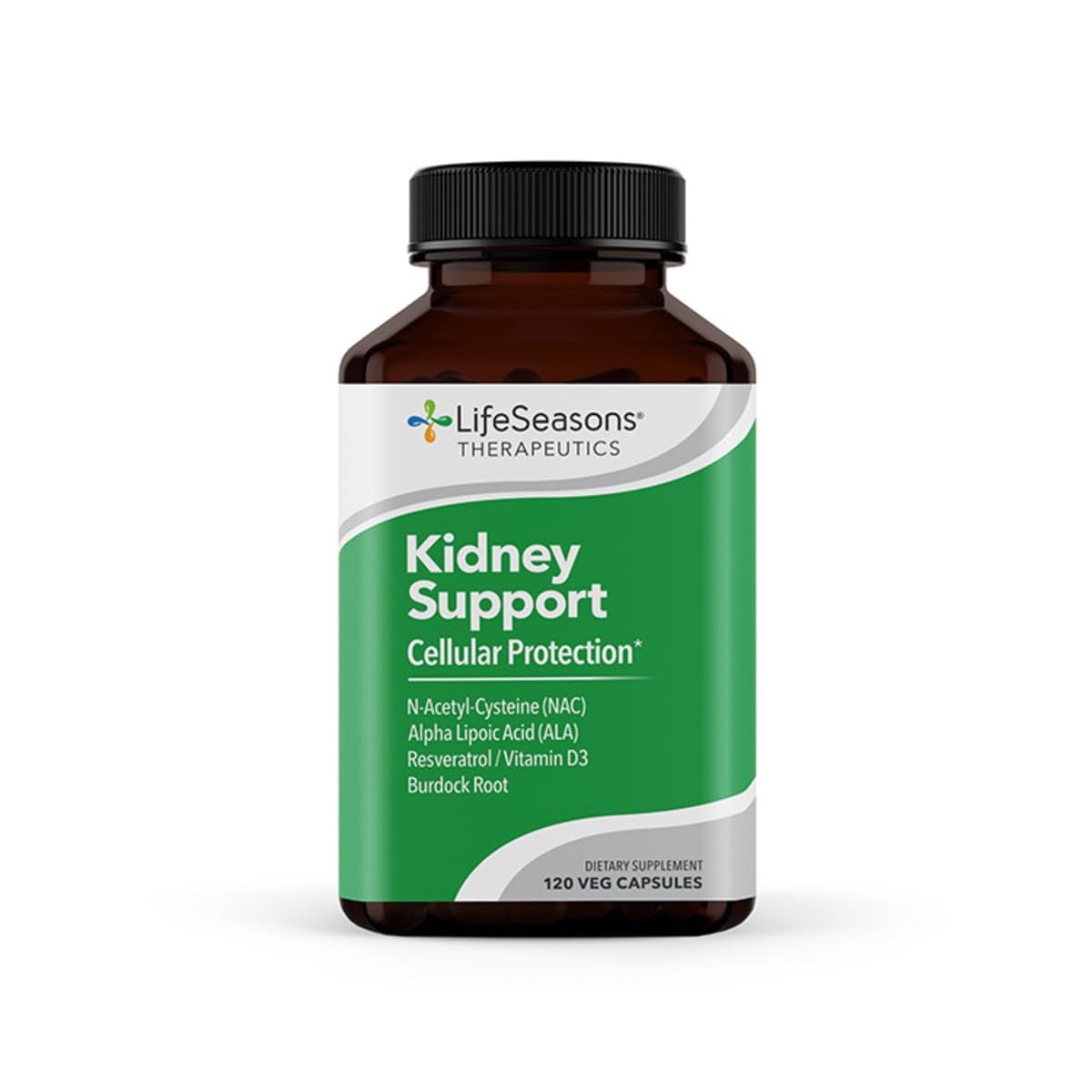 LifeSeasons Kidney Support Supplement – Cellular Protection with NAC, Alpha Lipoic Acid, Resveratrol, Burdock Root & Vitamin D3 – Supports Detox, Oxidative Stress & Renal Function – 120 Capsules LifeSeasons buy australia supplements