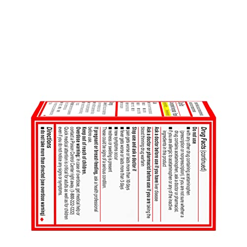 Tylenol Extra Strength Acetaminophen Rapid Release Gels for Pain & Fever, 50 Count Tylenol buy australia supplements