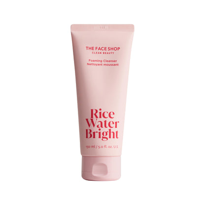 THE FACE SHOP Rice Water Bright Foaming Cleanser, Face Wash, 5.0 fl. oz. The Face Shop