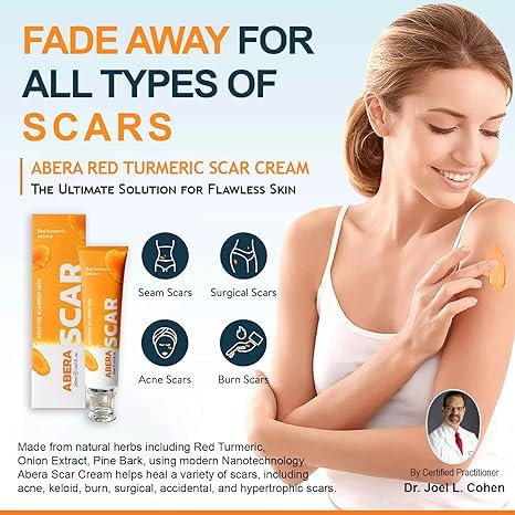 ABERA Scar Removal Cream for Women and Men - Rapid Repair of New Old Scars, Spots, Burns All Natural Treatment with Vitamin E, Alanine, Collagen (1 Box + 3 Eye Patch) ABERA buy australia supplements