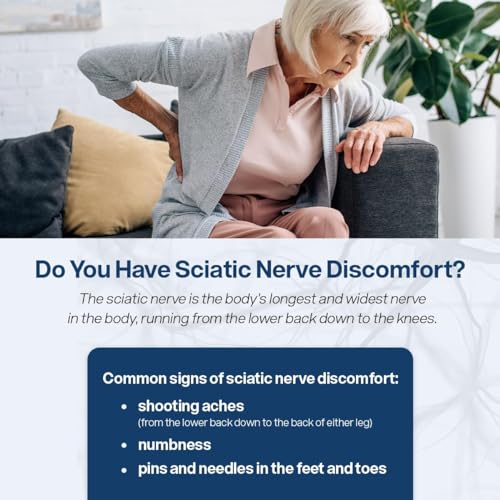 SciatiEase Sciatic Nerve Health Support - Sciatic Nerve Supplement with Pea, Vitamin B SciatiEase buy australia supplements