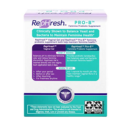 NEW RepHresh Pro-B Feminine Probiotic Supplement Non- Dairy Formula/Vegetarian Capsule, 28ct Rephresh buy australia supplements
