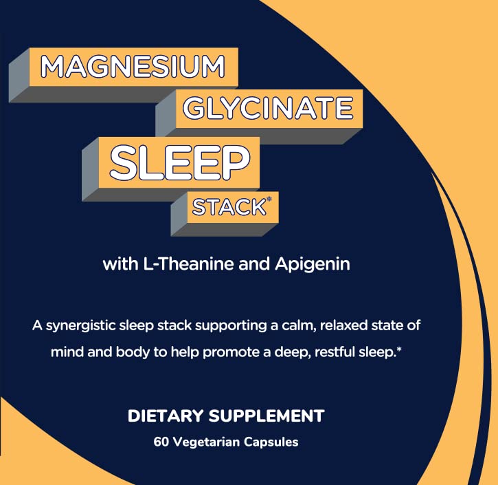 Shining Solace Magnesium Glycinate Sleep Stack with 200 mg L-Theanine, 50 mg Apigenin, 175 mg of Elemental Magnesium Glycinate | Sleep Support Magnesium Supplement | Made in USA Shining Solace buy australia supplements