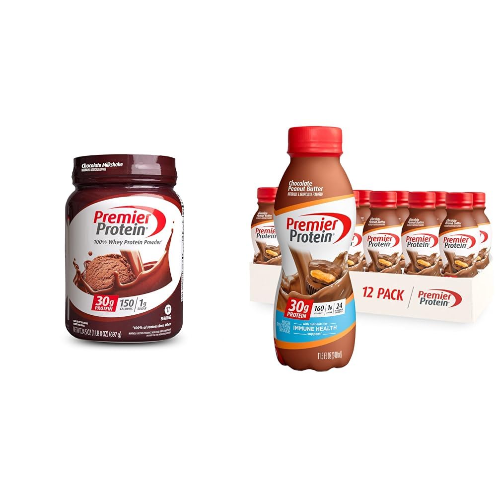 Premier Protein Powder, Chocolate Milkshake, 30g Protein, 1g Sugar, 100% Whey Protein Premier Protein buy australia supplements
