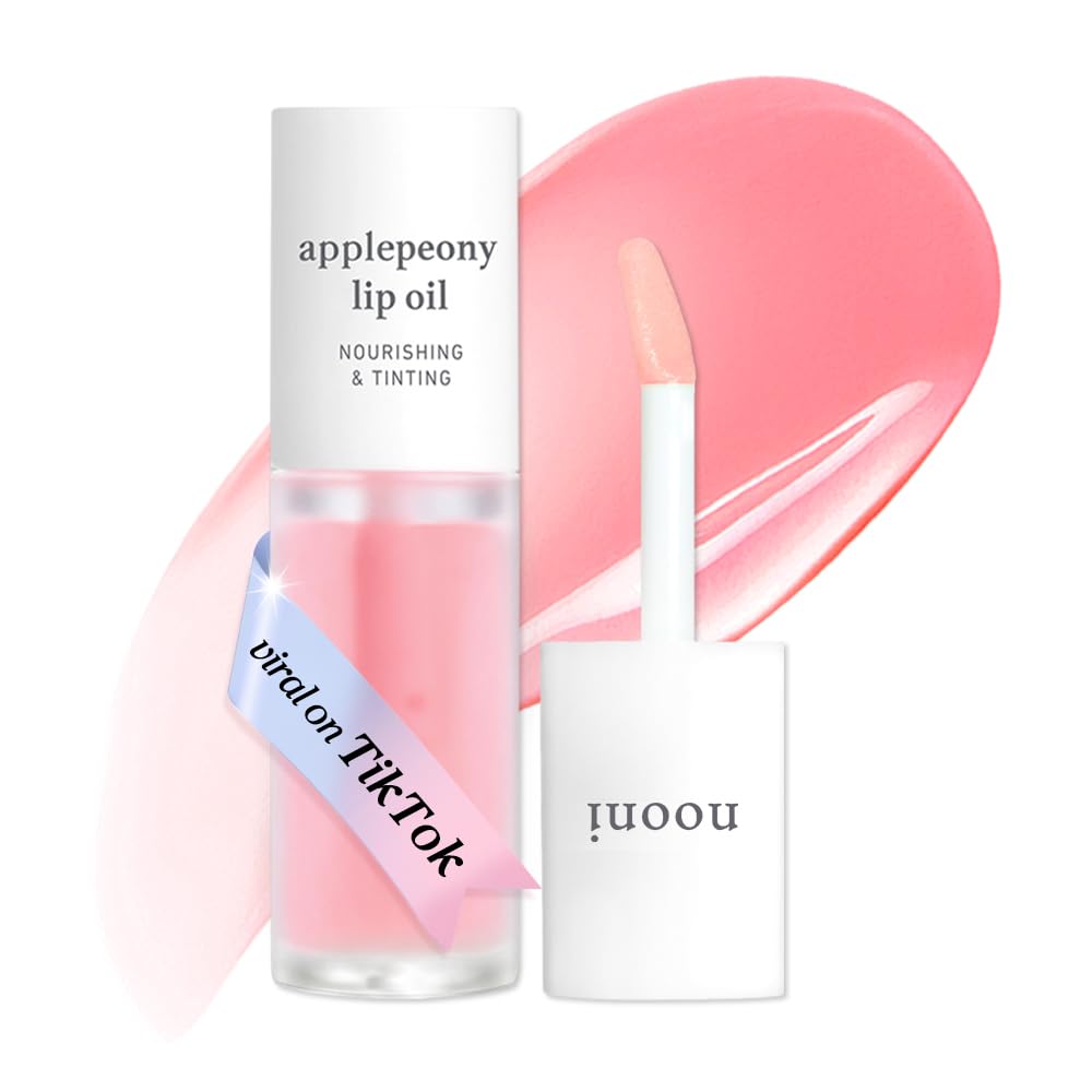 NOONI Korean Lip Oil - Applepeony - pH Color-Changing Plumping Lip Gloss NOONI