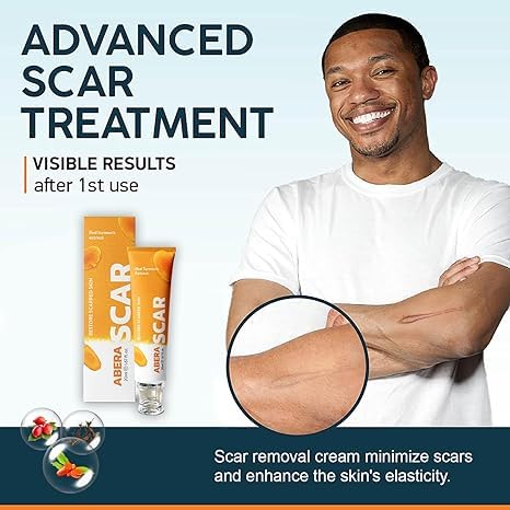 ABERA Scar Removal Cream for Women and Men - Rapid Repair of New Old Scars, Spots, Burns All Natural Treatment with Vitamin E, Alanine, Collagen (1 Box + 3 Eye Patch) ABERA buy australia supplements