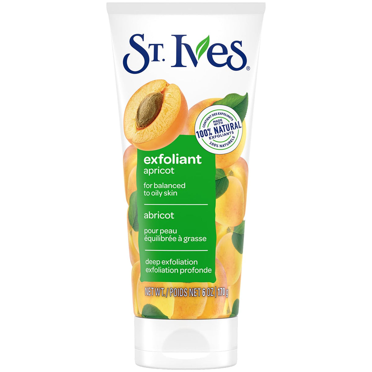 St. Ives Apricot Facial Scrub, Fresh Skin, 6 Oz St. Ives