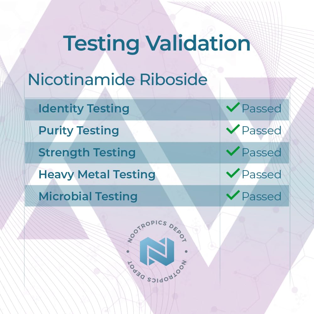 Nootropics Depot Nicotinamide Riboside Capsules | 300mg | NAD+ Precursor | 30 Count | Promotes NAD+ Levels | Cellular Energy