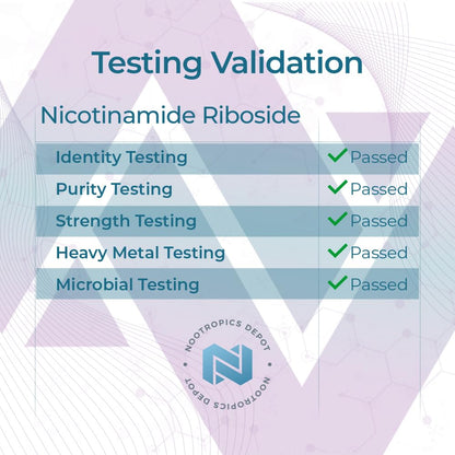 Nootropics Depot Nicotinamide Riboside Capsules | 300mg | NAD+ Precursor | 30 Count | Promotes NAD+ Levels | Cellular Energy