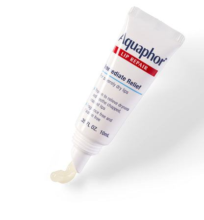 Aquaphor Lip Repair Ointment, Value Pack, 2 x 0.35 FL OZ Aquaphor