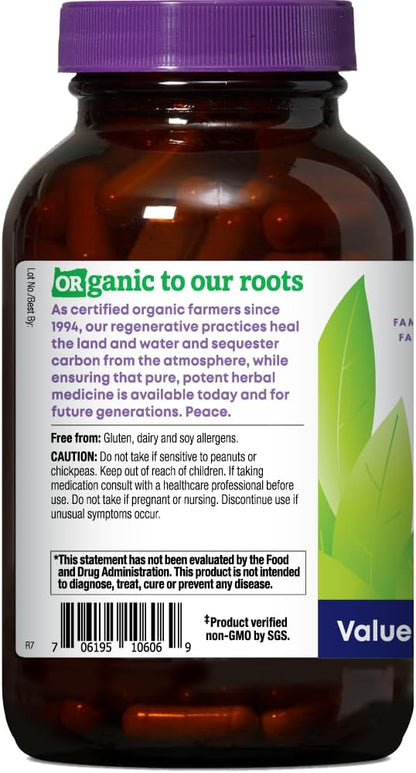Oregon's Wild Harvest Non-GMO Certified Organic Astragalus Capsules Long Term Immune Support Herbal Supplements-180 Count Gsupps Australia