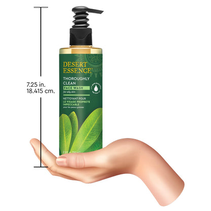Desert Essence Thoroughly Clean Face Wash, Tea Tree Oil, 8.5 fl oz Desert Essence