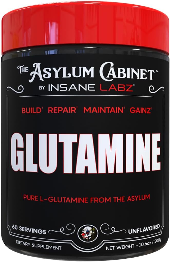 Insane Labz Glutamine, 5g Serving, 60 Servings.