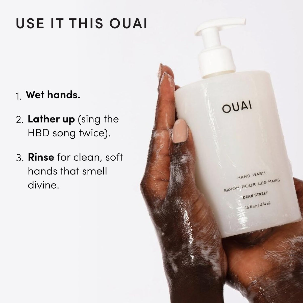 OUAI Hand Wash Full Size - Dean Street (16 Fl Oz) OUAI
