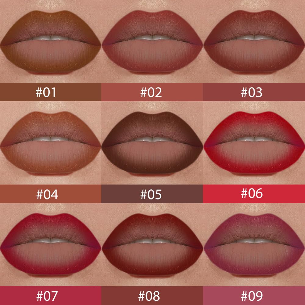 BINGBRUSH Dark Brown Lip Liner, 2in1 Lip Liner and Lipstick,Matte Lipstick BINGBRUSH