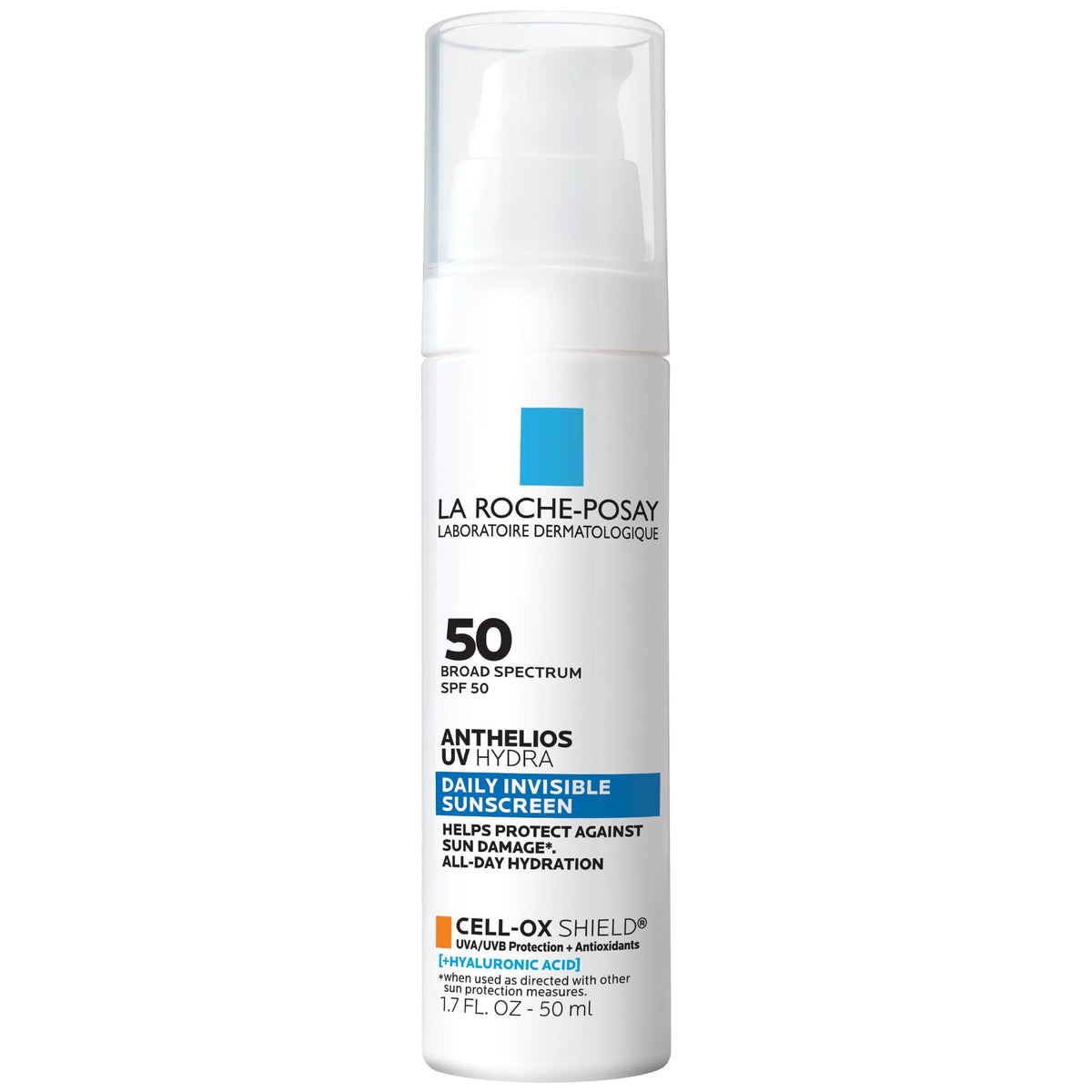 La Roche-Posay Anthelios UV Hydra Sunscreen, Hyaluronic Acid SPF 50 1.7oz La Roche-Posay