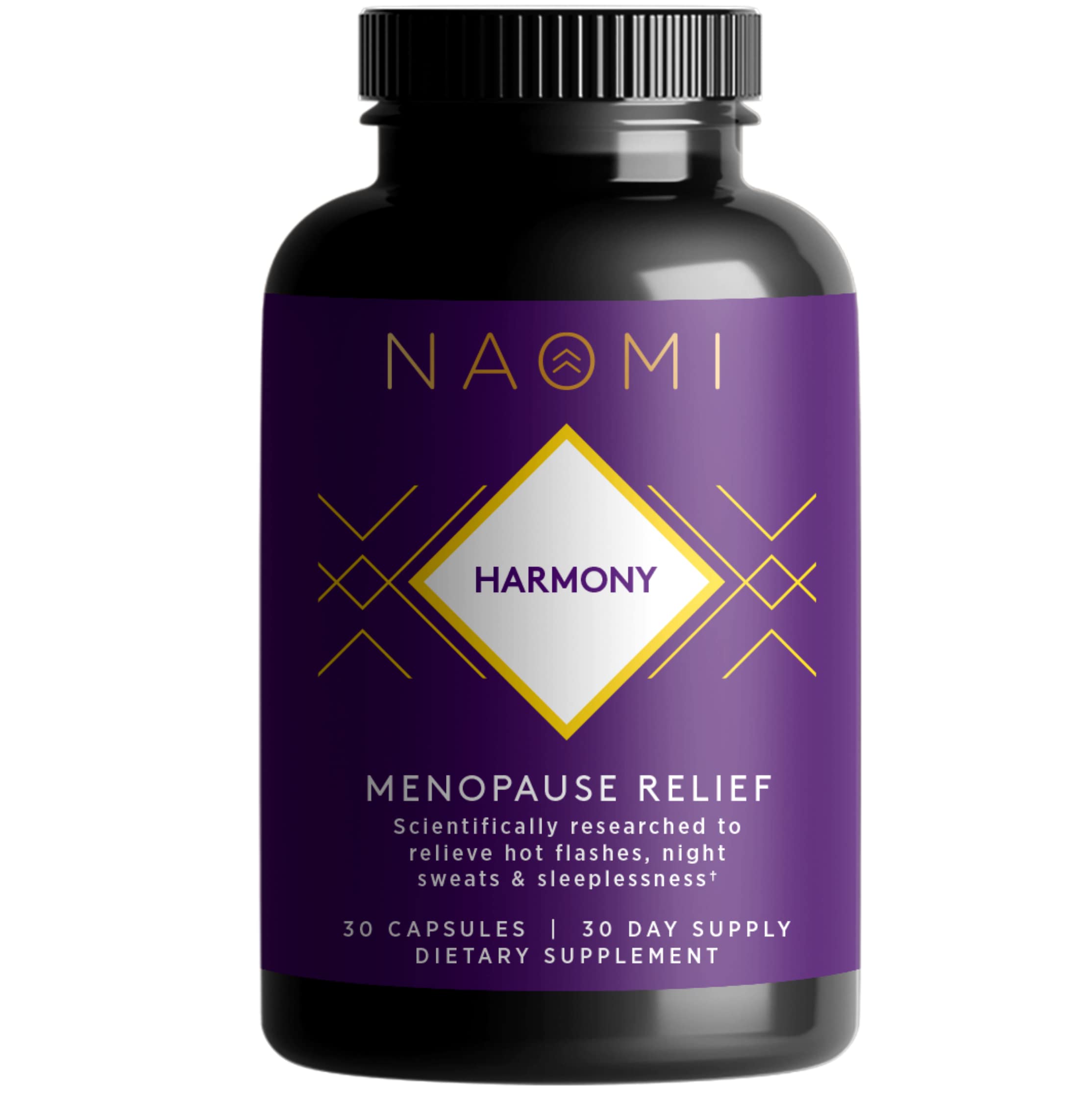 NAOMI Harmony Menopause Relief Supplement – Hormone Balance Support for Hot Flashes – 30 Veggie Capsules NAOMI buy australia supplements