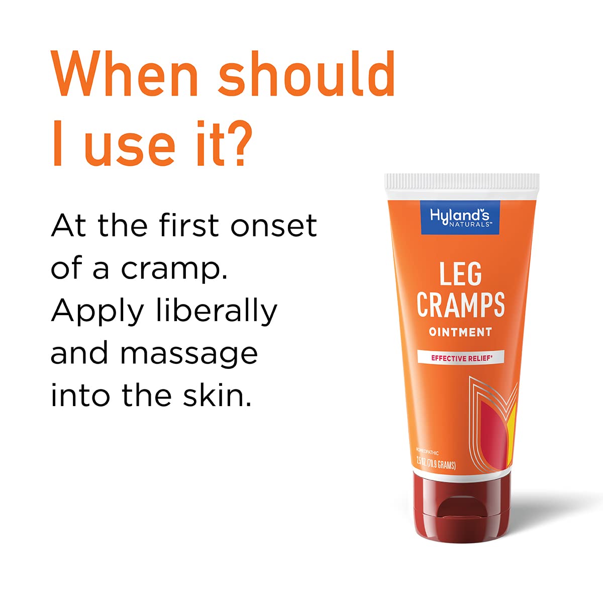 Hyland's Leg Cramps Ointment, Arnica Gel Leg Cramp Relief, Natural Relief of Calf, Leg and Foot Cramp, 2.5 oz Hyland's buy australia supplements