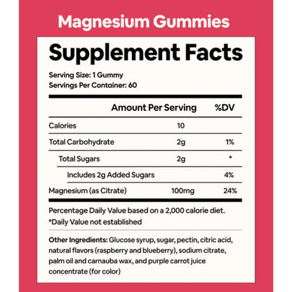 Black Girl Vitamins - Magnesium Gummies, for Sleep, Immunity, and Bone Support. Magnesium Citrate Supplement Black Girl Vitamins