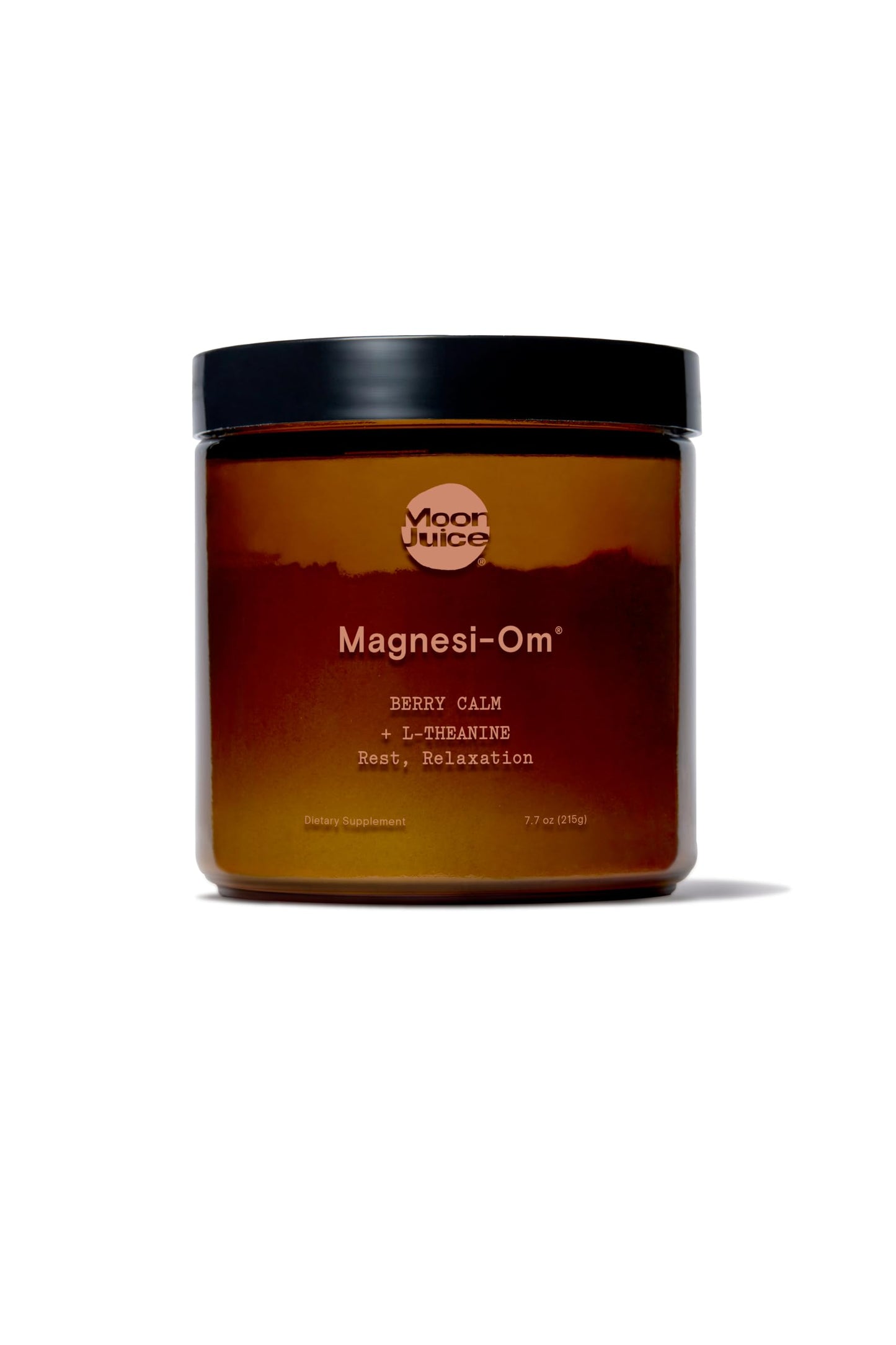 Moon Juice Magnesi-Om Magnesium Powder Supplement - Chelated Magnesium Complex + L-Theanine Blend for Rest, Relaxation & Regularity - Vegan, Non-GMO & No Sugar, Berry, 4.2 oz, 30 Servings