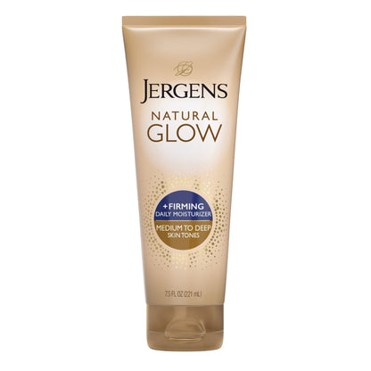 Jergens Natural Glow + Firming Daily Moisturizer Medium to Tan Skin Tones 7.5oz Jergens