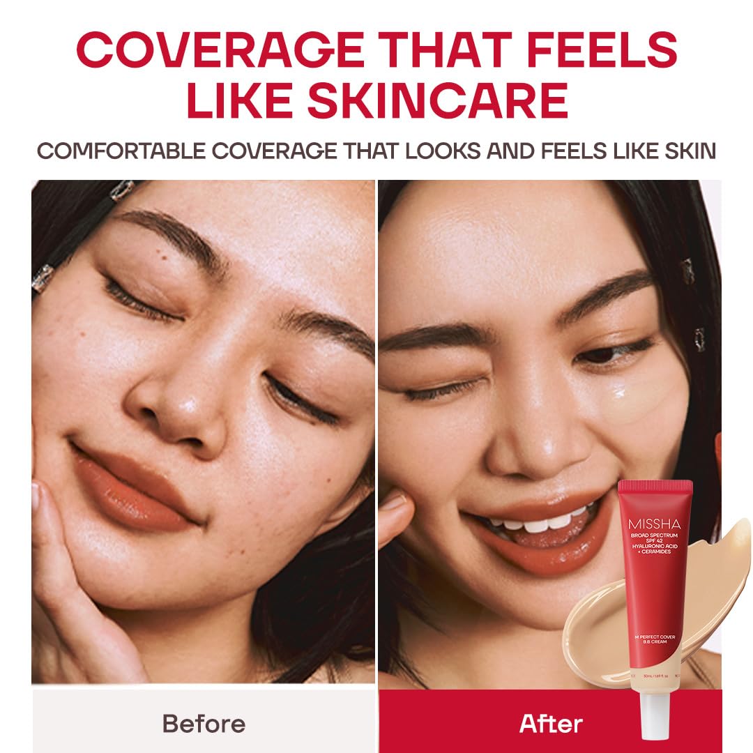 MISSHA M Perfect Cover BB Cream No.23 Natural Beige SPF 42 PA+++ 1.69 oz MISSHA
