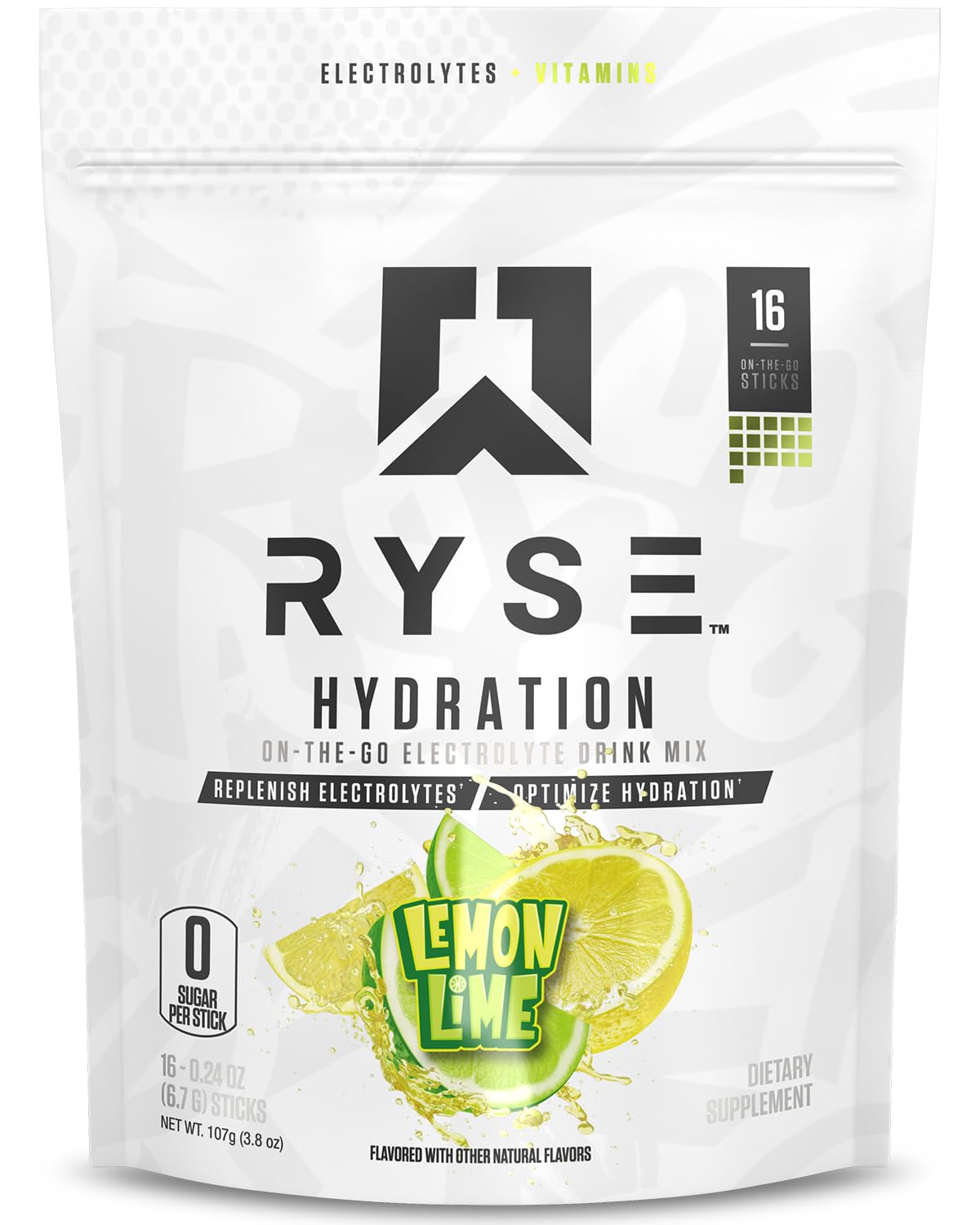 RYSE Hydration Electrolyte Powder Drink Mix Packets - Kool-Aid Grape - Sugar-Free Full Spectrum Electrolytes with Essential Vitamins, Taurine and Choline for Rehydration - 16 Serving Sticks