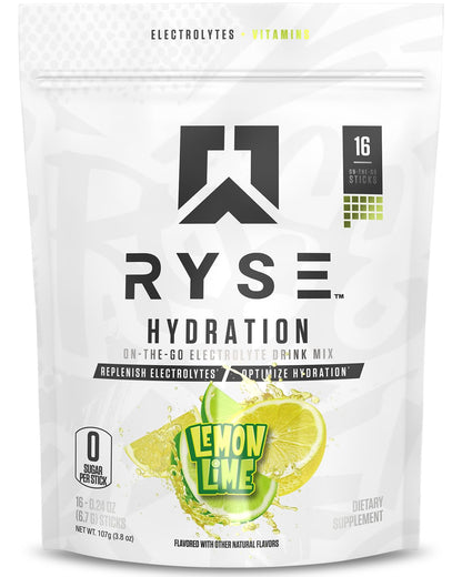 RYSE Hydration Electrolyte Powder Drink Mix Packets - Kool-Aid Grape - Sugar-Free Full Spectrum Electrolytes with Essential Vitamins, Taurine and Choline for Rehydration - 16 Serving Sticks