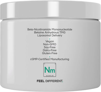 Codeage Liposomal NMN & TMG Supplement - Nicotinamide Mononucleotide NAD+ Precursor, Betaine Anhydrous Trimethylglycine TMG - NSF Certified -Non-GMO - 30 Capsules
