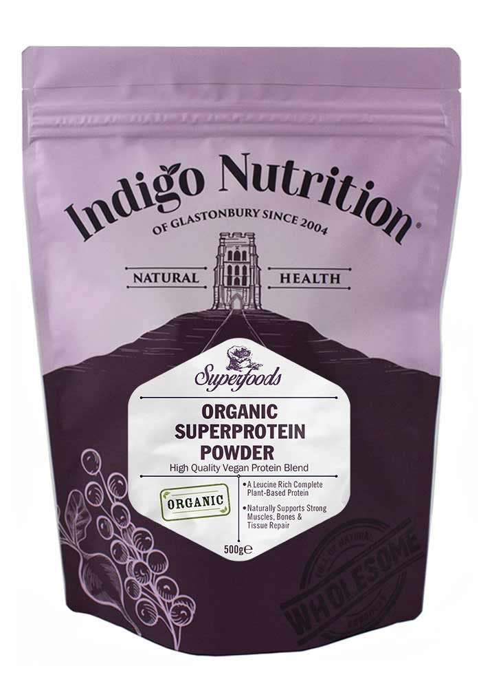 Organic Super Protein Powder - 250 Grams (Certified Organic) Indigo Herbs buy australia supplements