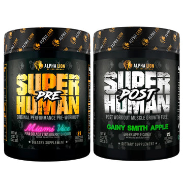 ALPHA LION Superhuman Pre Workout Powder & Post Workout Recovery Bundle ALPHA LION buy australia supplements