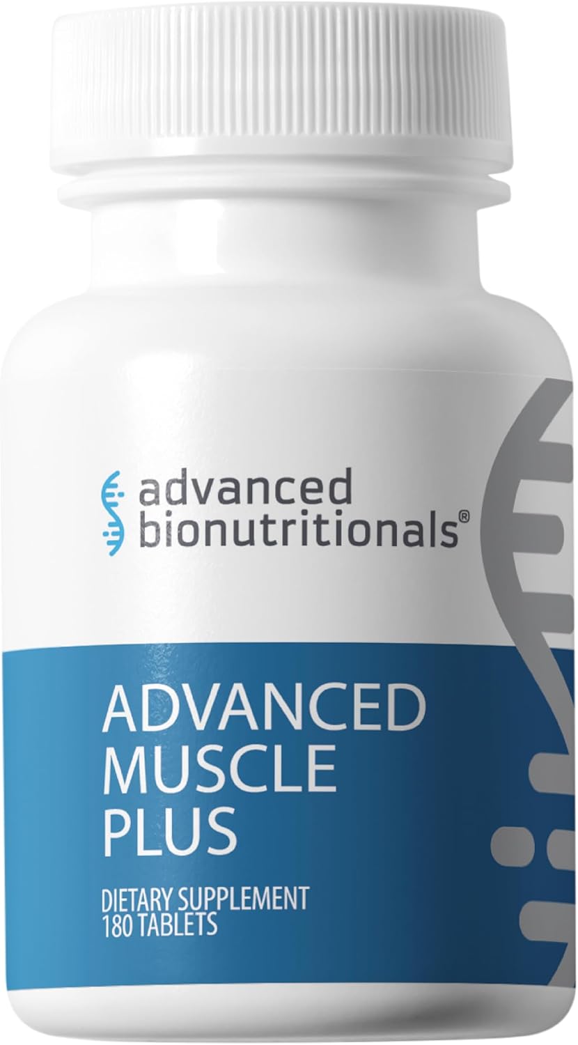 Advanced Bionutritionals Advanced Muscle Plus – Muscle Supplement with Peptide DL185™ (Dileucine) & MyHMB® – Workout Recovery, Amino Acids & HMB Tablets for Men & Women – 30 Servings