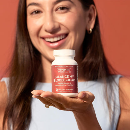 BRAINMD Balance My Blood Sugar Metabolic Wellness Supplement | Chromium, Cinnamon Extract, Alpha-Lipoic Acid, Berberine, 30 Servings