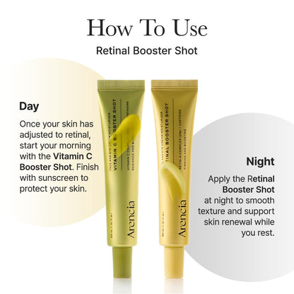 Arencia Vitamin C Booster Shot Serum with Glutathione, Niacinamide and Vitamin E for Dark Spot Care, Fine Lines & Wrinkles ARENCIA