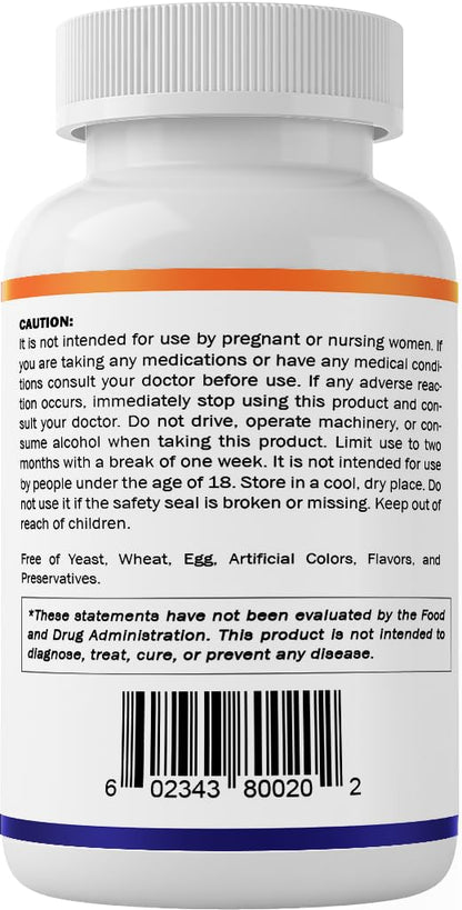 Vitamatic Melatonin 20mg for Sleep Support | Vegetarian, Non-GMO, Gluten Free | HIGH Potency 20 MG | Natural Berry Flavor 120 Vitamatic