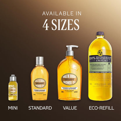 L'OCCITANE Cleansing & Softening Almond Shower Oil. 16.90 fl oz L'OCCITANE