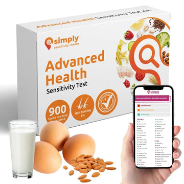 Simply Sensitivity Checks 900+ Items Food Sensitivity Test Kit for Adults – Foods & Non-Foods, Including Lactose, Gluten, Vitamins, Minerals, Gut Health & More – at-Home Food Intolerance Test Kit Simply Sensitivity Checks buy australia supplements