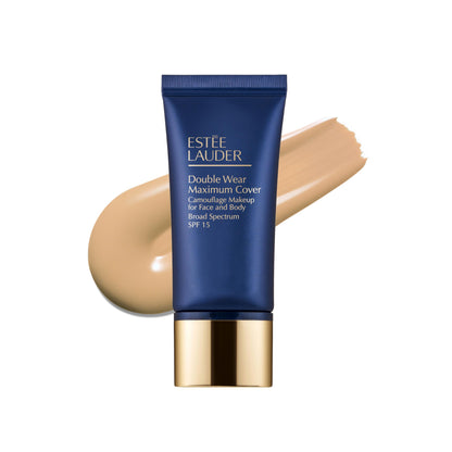 Estée Lauder Double Wear 24-Hour Maximum Cover Camouflage Foundation Makeup for Face and Body SPF 15 | Full Coverage | Tattoo Cover Up Makeup Waterproof, 1.0 Fl Oz,1N3 Creamy Vanilla Estée Lauder