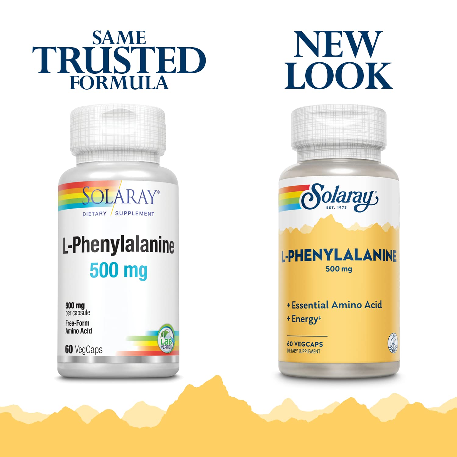 SOLARAY L-Phenylalanine Veg Cap (Btl-Plastic) 500mg | 60ct SOLARAY buy australia supplements