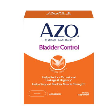 AZO Bladder Control with Go-Less Daily Supplement | Helps Reduce Occasional Urgency, leakage due to laughing, sneezing and exercise††† | 72 Capsules AZO buy australia supplements