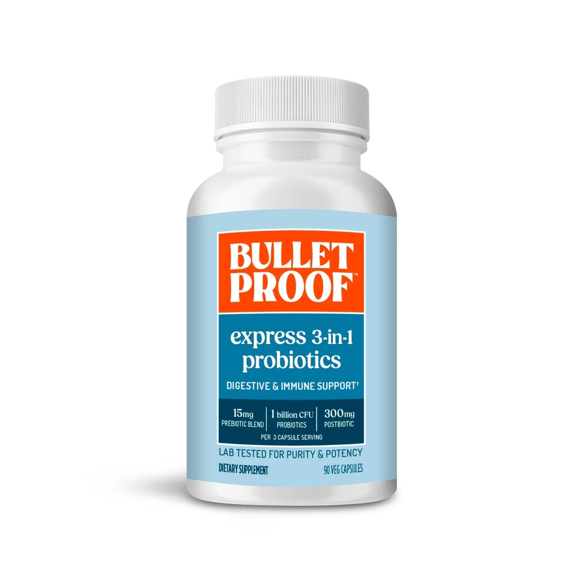 Bulletproof Express 3-in-1 Probiotic & Postbiotics Supplement for Sustained Gut Health, 90 Count Bulletproof buy australia supplements