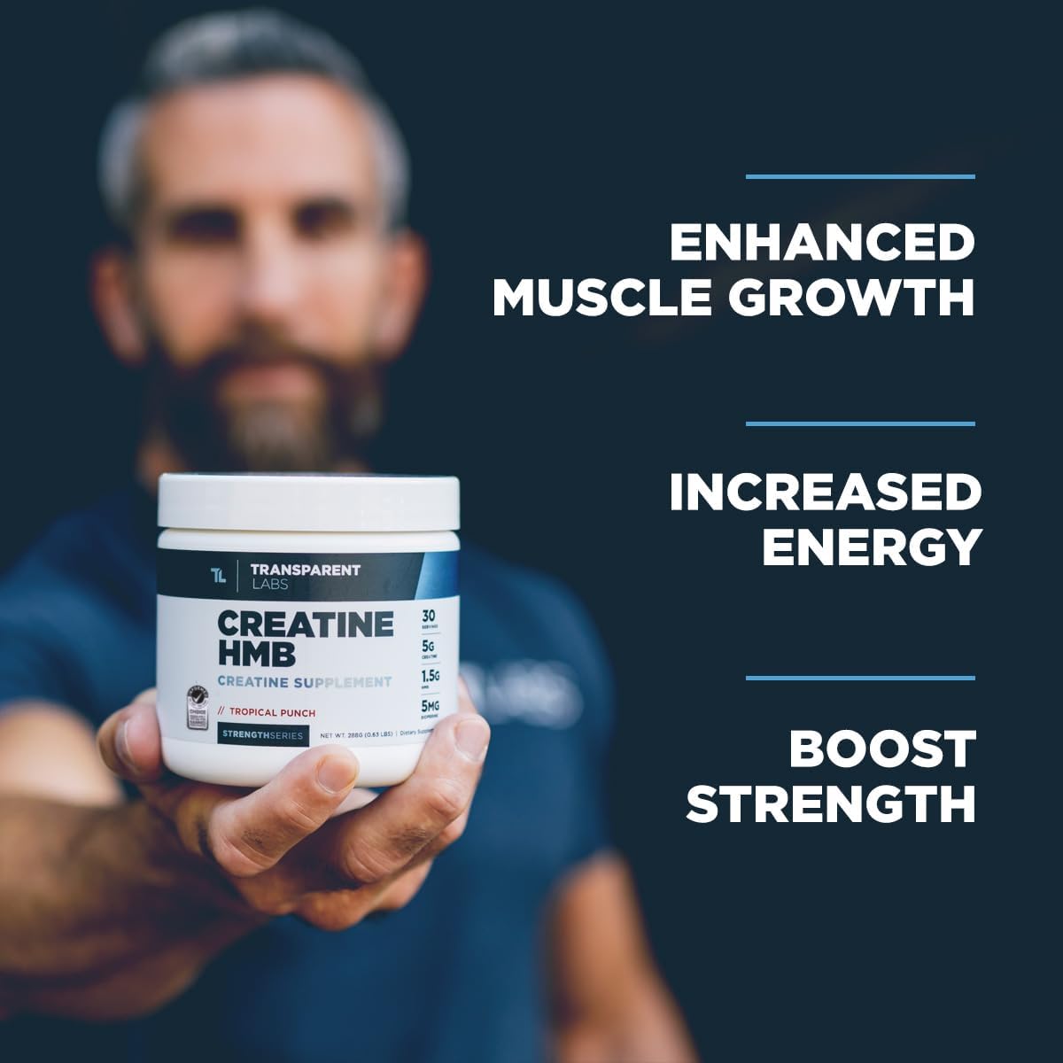 Creatine HMB a" Blue Raspberry (0.65 lbs./30 Servings)