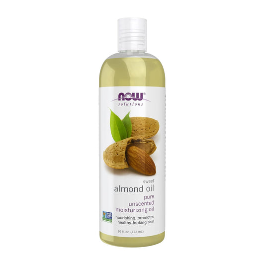 NOW Foods Solutions, Sweet Almond Oil, 100% Pure Moisturizing Oil, Promotes Healthy-Looking Skin, Unscented Oil, 16-Ounce,Package may vary Gsupps Australia