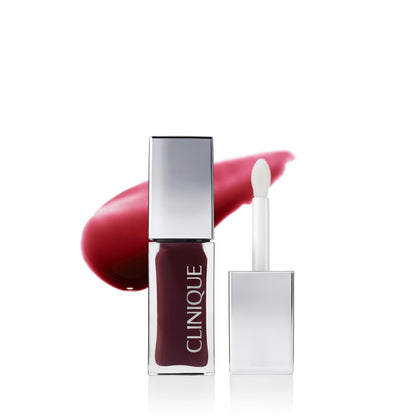 Clinique Pop Lip + Cheek Tinted Oil in Black Honey | Conditions Lips + Gives Cheeks a Natural, Dewy Flush Clinique