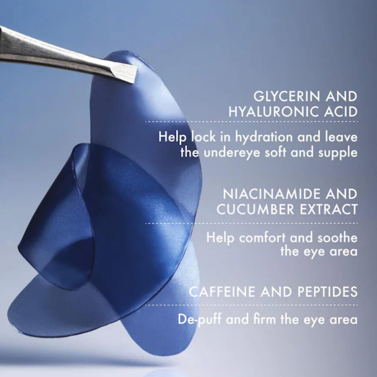 Summer Fridays Jet Lag Hydrating Eye Patches - De-puffing Hydrogel Under Eye Masks with Hyaluronic Acid, Caffeine + Peptides - Soothing + Refreshing At-Home + Travel Skin Care (6 Pairs) Summer Fridays