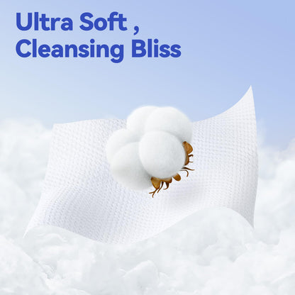 Winner XL Disposable Face Towels, 100% Cotton, 55 Count (Pack of 1) Winner